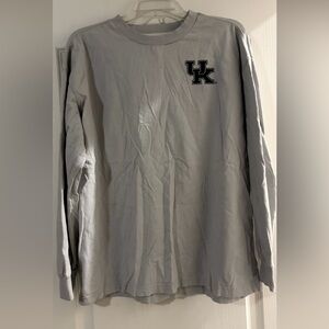 Signature Gray Crewneck Shirt with Black Label